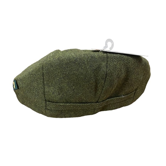 Mucros Weavers Irish Flat Cap Men's Tweed Hat Trinity Cap Made in Ireland Green - Picture 7 of 12